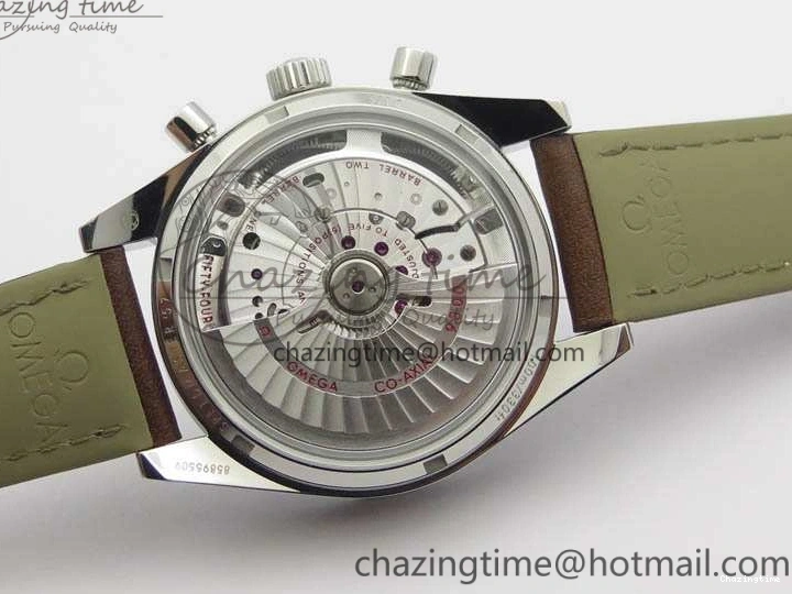 0429 Speedmaster ’57 Co-Axial OMF 1:1 Best Edition White Dial Silver Markers A9300 (Free Leather Strap) Efficient 8133